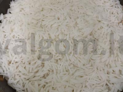 Basmati ryžiai su daržovėmis ir kiauliena Žingsnis 7
