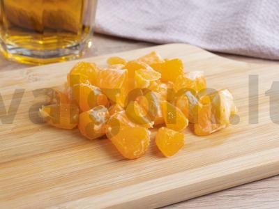 Prieskoniais pagardinta košė su mandarinais ant obuolių sulčių Žingsnis 1