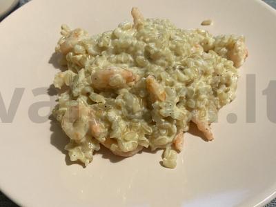 Risotto su krevetėmis pagrindine nuotrauka