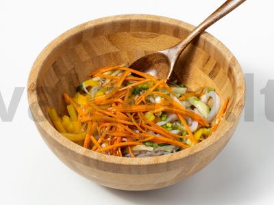 Kalmarų ir makaronų salotos Žingsnis 2