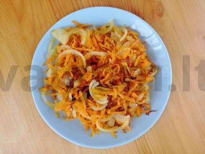 Įdaryta skumbrė su daržovėmis Žingsnis 3