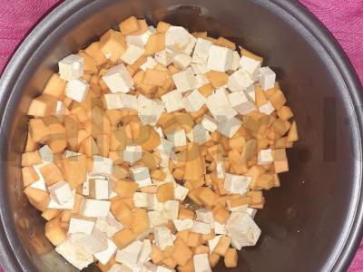 Moliūgų troškinys su tofu Žingsnis 2