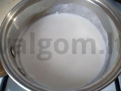 Ryžių košė su kokosų drožlėmis Žingsnis 2