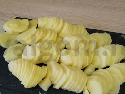 Prancūziškos bulvės orkaitėje Žingsnis 1