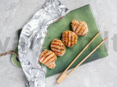 Kiaulienos nugarinė su ant grotelių keptais kukurūzais Žingsnis 2