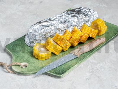 Kiaulienos nugarinė su ant grotelių keptais kukurūzais Žingsnis 3