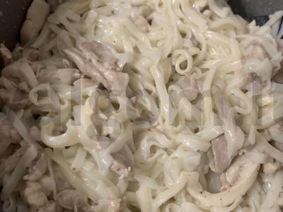 Kvietiniai makaronai udon su vištiena Žingsnis 4