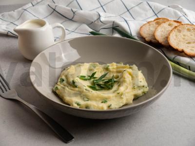 Bulvių košė su žaliaisiais svogūnais ir česnakais Žingsnis 5