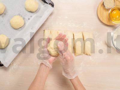 Naminės mėsainių bandelės Žingsnis 3