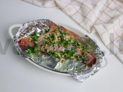 Keptuvėje keptas ešerys su laimo žievele ir jalapeño paprikomis Žingsnis 3