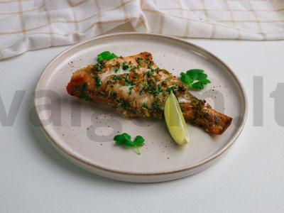 Keptuvėje keptas ešerys su laimo žievele ir jalapeño paprikomis Žingsnis 4