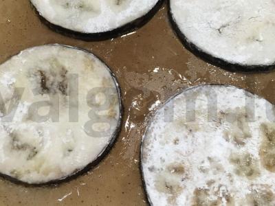 Traškus baklažanų užkandis su pomidorais Žingsnis 4