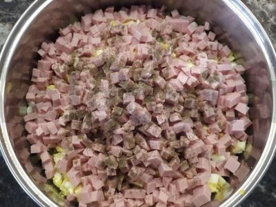 Vandens, grietinės ir majonezo omletas Žingsnis 5