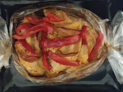 Kepta kiaulienos mentė rankovėje su daržovėmis Žingsnis 4