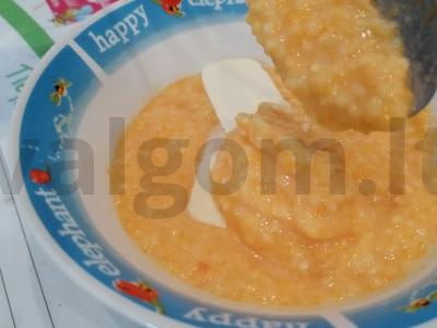 Kukurūzų ir moliūgų košė Žingsnis 3