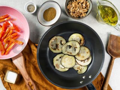 PP salotos su baklažanais Žingsnis 1