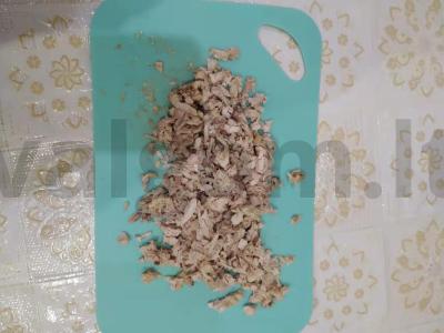 Julienne su vištiena ir grybais be orkaitės Žingsnis 1