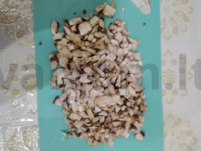 Julienne su vištiena ir grybais be orkaitės Žingsnis 2
