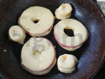 Vaisiai tešloje Žingsnis 3