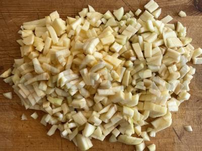 Obuolių blyneliai Žingsnis 6