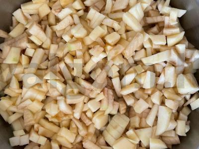 Obuolių blyneliai Žingsnis 7