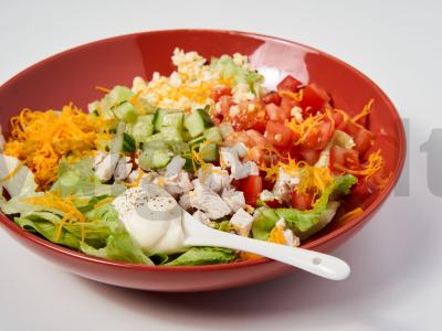 Vištienos ir aisbergo salotos Žingsnis 2