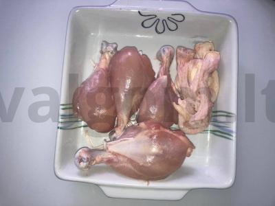 Vištienos šlaunelės su grybais Žingsnis 1