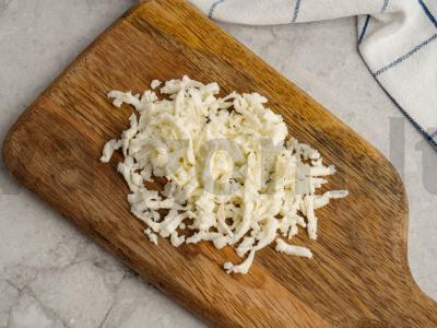 Bulvių košė su mocarela ir šonine Žingsnis 1