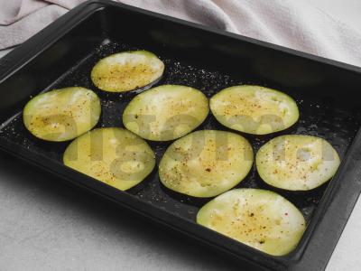 Kepti baklažanai su mandarinų salsa Žingsnis 3