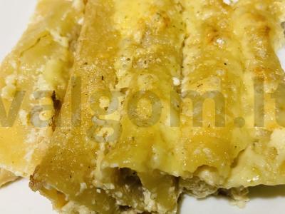 Įdaryti cannelloni makaronai pagrindine nuotrauka
