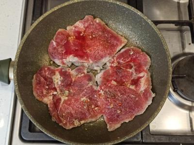 Kepta kiaulienos sprandinė Žingsnis 3