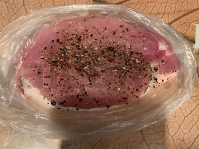 Greitas kiaulienos kotletas Žingsnis 1