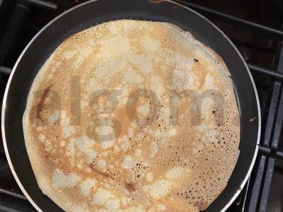 Blyneliai su cukraus pakaitalu Žingsnis 4