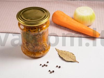 Žuvies salotos žiemai pagrindine nuotrauka