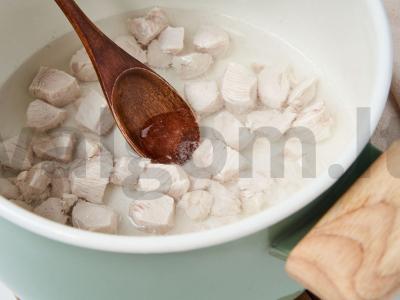 Pomidorų sriuba su ryžiais Žingsnis 1