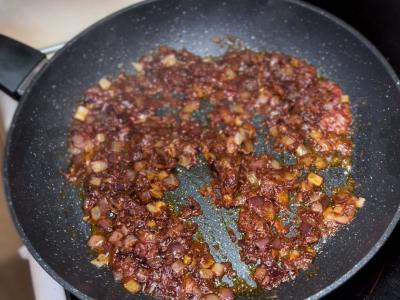 Krchik sriuba su raugintais kopūstais ir perlinė sriuba Žingsnis 3