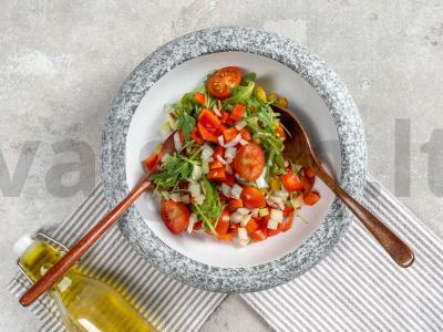 PP salotos su konservuotais kukurūzais Žingsnis 2