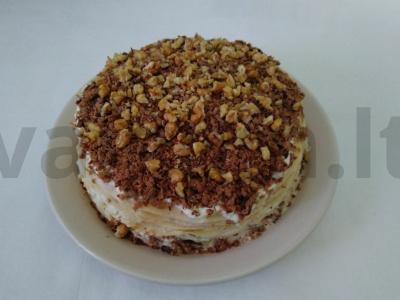 Blynų tortas su varške ir grietine Žingsnis 5