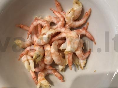 Jūros pica su krevetėmis ir bazilikais Žingsnis 1