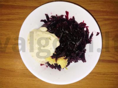 Sumuštiniai su silkės užkandžiais Žingsnis 2