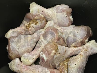 Vištienos kojos su grikiais Žingsnis 1