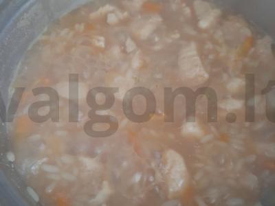 Vištienos plovas yra sotus Žingsnis 4