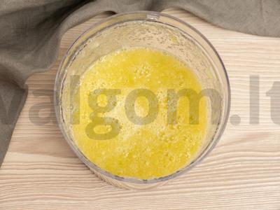 Obuolių ir kriaušių kokteilis su mandarinais Žingsnis 3