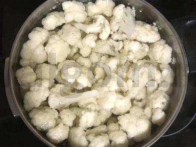 Kepti žiediniai kopūstai su mocarela Žingsnis 1