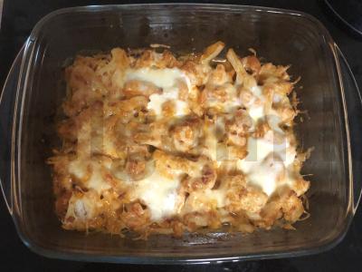 Kepti žiediniai kopūstai su mocarela Žingsnis 4