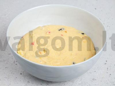 Itališkas kalėdinis keksiukas Žingsnis 4