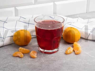 Kompotai su spanguolėmis, mandarinais ir avietėmis Žingsnis 3