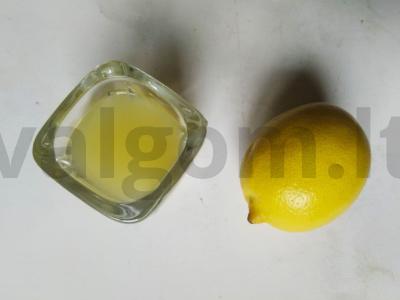 Citrinų gėrimas Žingsnis 1