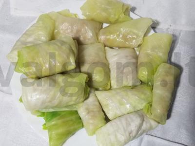 Įdaryti kopūstai grietinės padaže su pomidorų pasta Žingsnis 3