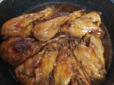 Vištiena sojos ir medaus padaže keptuvėje Žingsnis 6